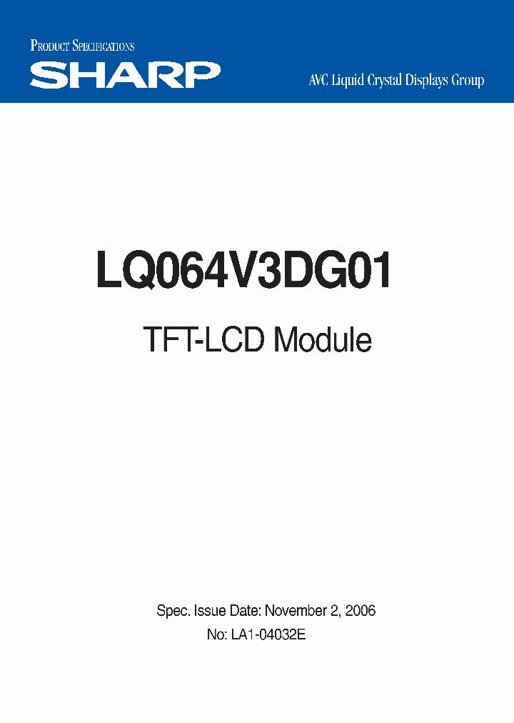 LQ064V3DG01_7237714.PDF Datasheet