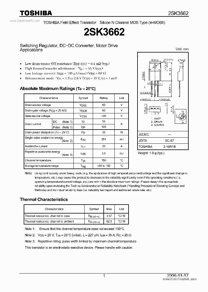 K3662_7242400.PDF Datasheet