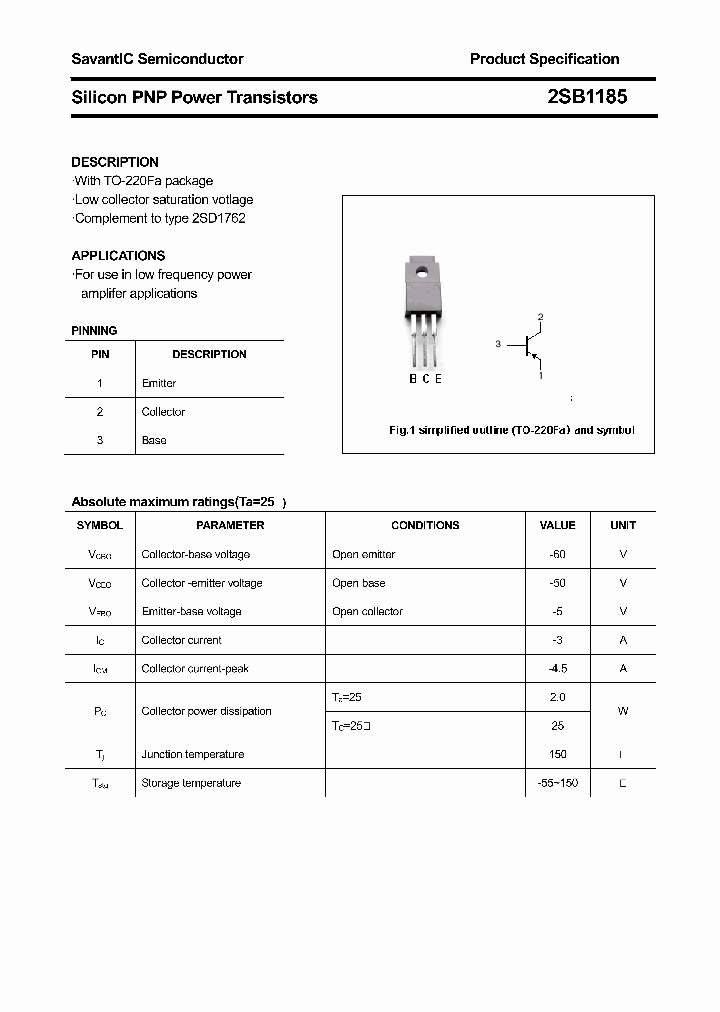 2SB1185_7251145.PDF Datasheet