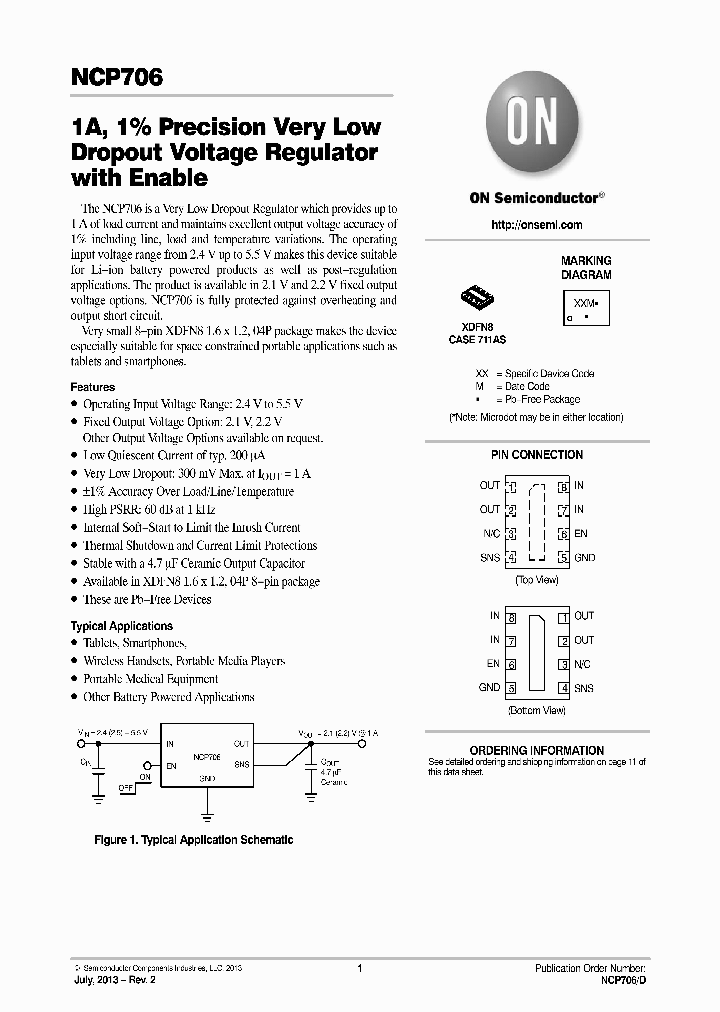 NCP706_7254194.PDF Datasheet