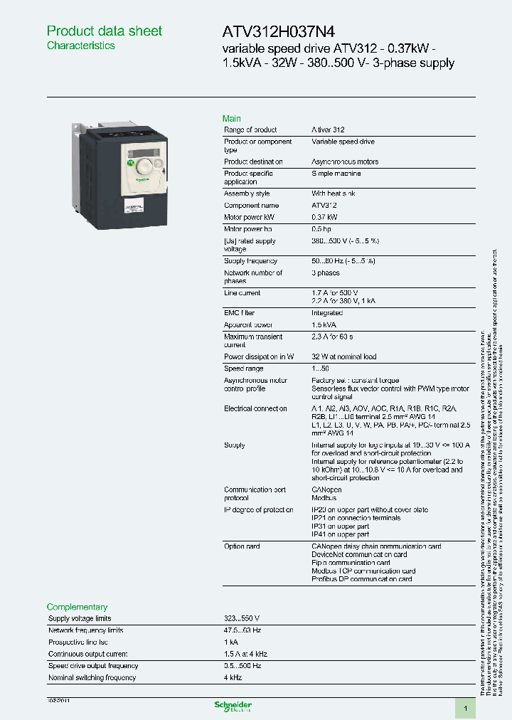 ATV312H037N4_7258327.PDF Datasheet