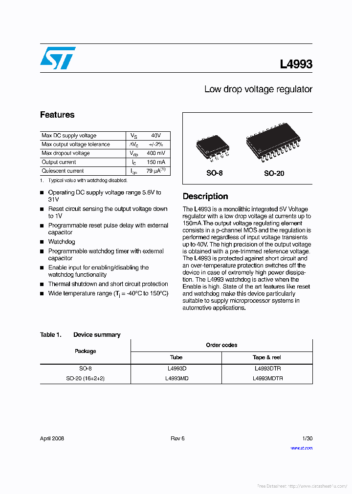 L4993_7280715.PDF Datasheet