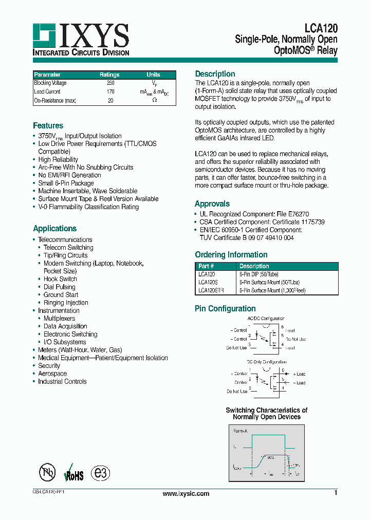 LCA120STR_7288756.PDF Datasheet