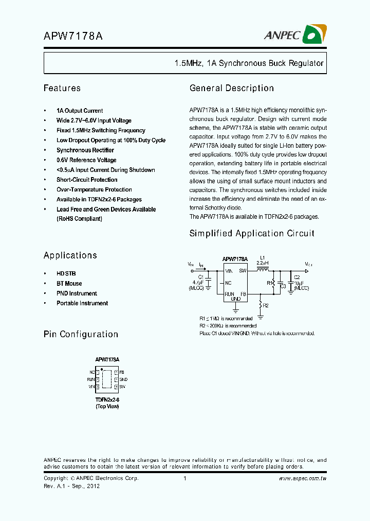 APW7178A_7290338.PDF Datasheet