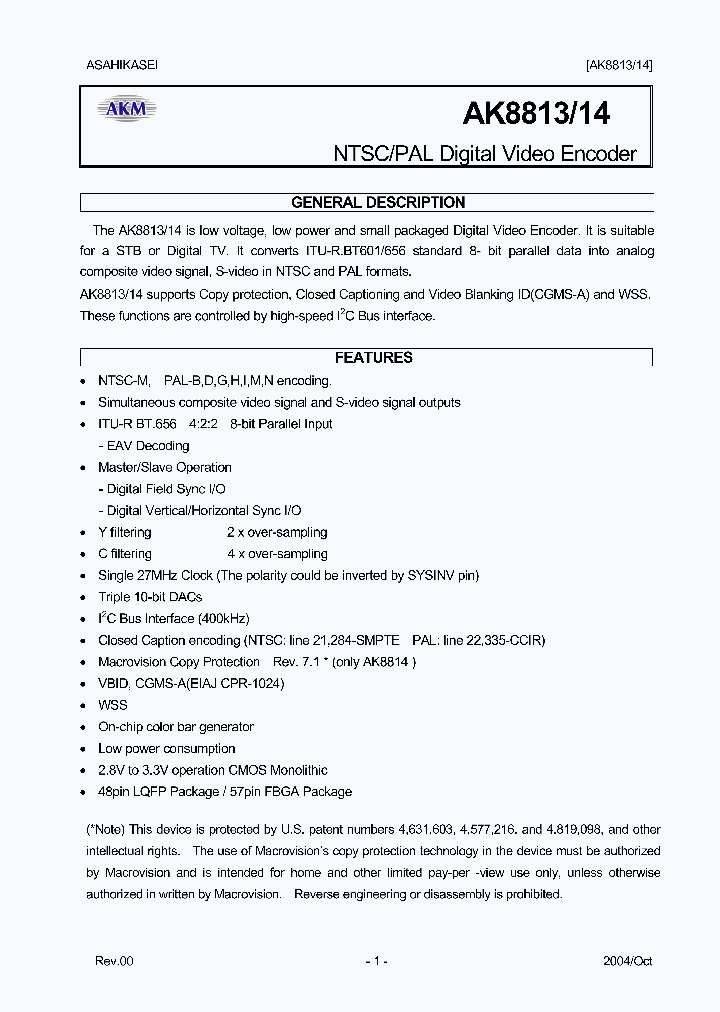 AK8813VGP_7293382.PDF Datasheet