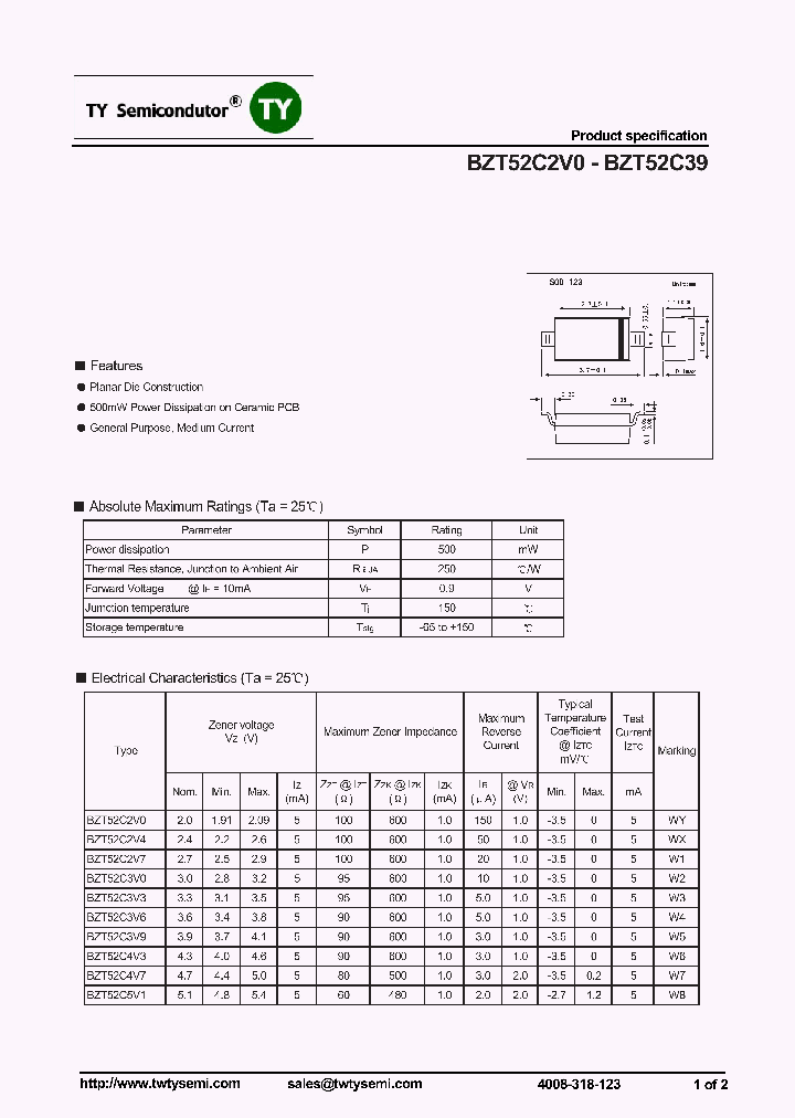 BZT52C30_7297568.PDF Datasheet
