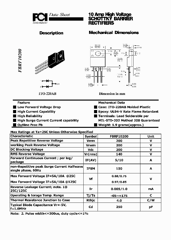 FBRF10200_7299665.PDF Datasheet