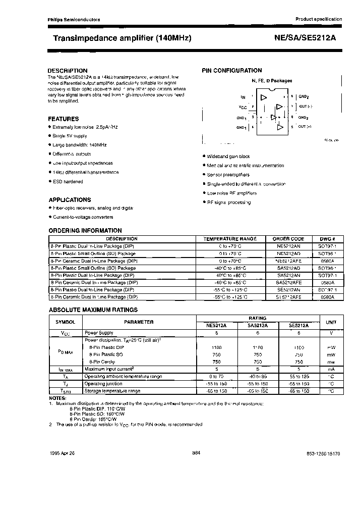 SE5212AFE_7306080.PDF Datasheet