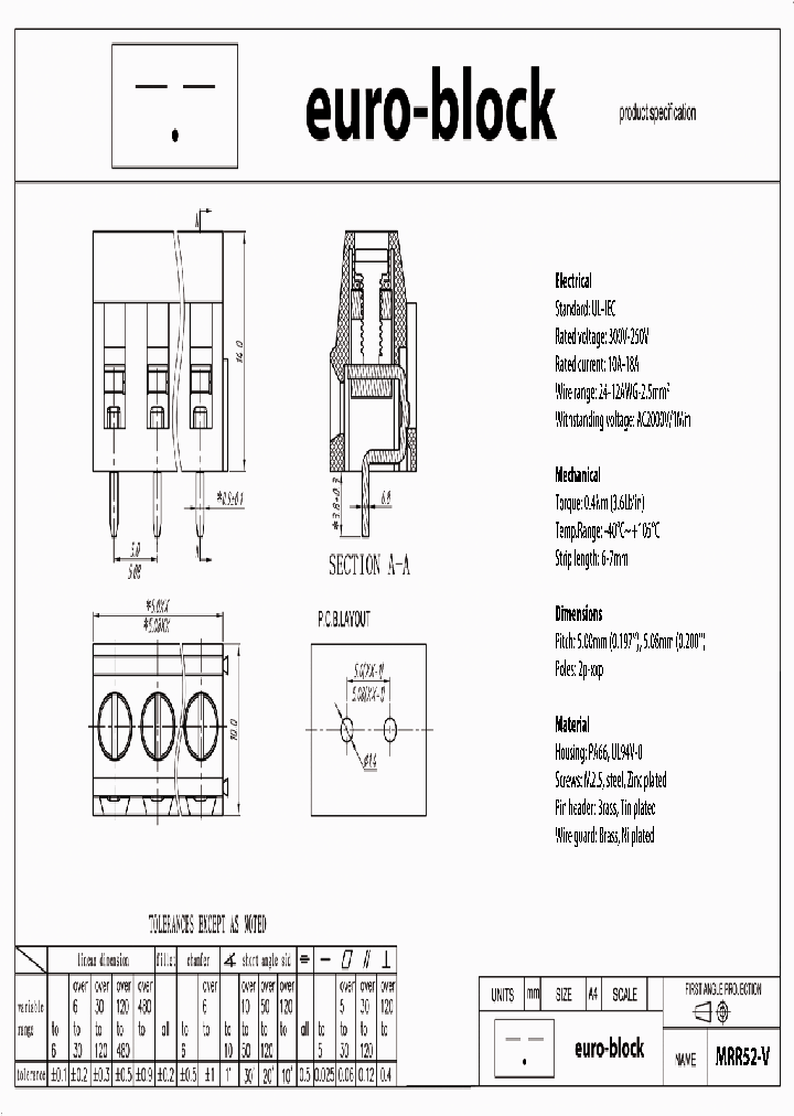 MRR52-V_7309269.PDF Datasheet