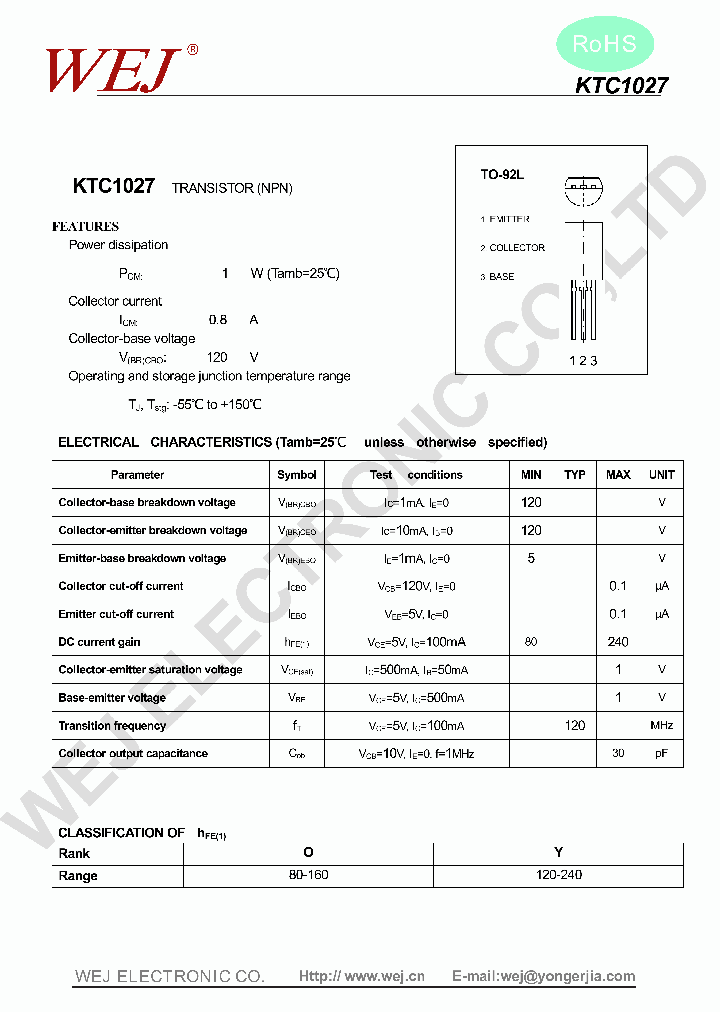 KTC1027_7309992.PDF Datasheet