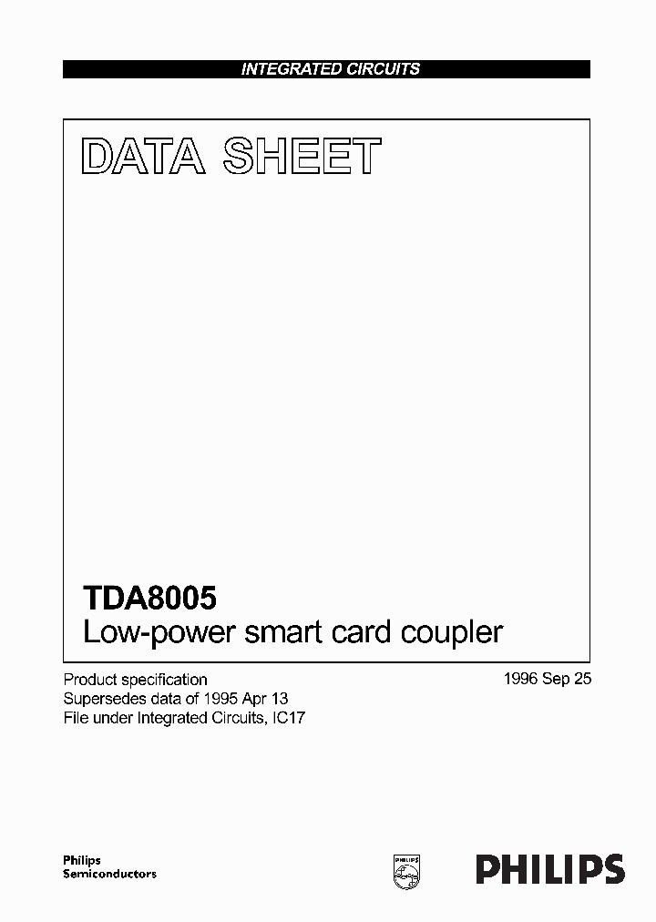 TDA8005H_7316257.PDF Datasheet