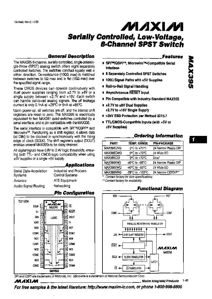 MAX395ENG-T_7317001.PDF Datasheet