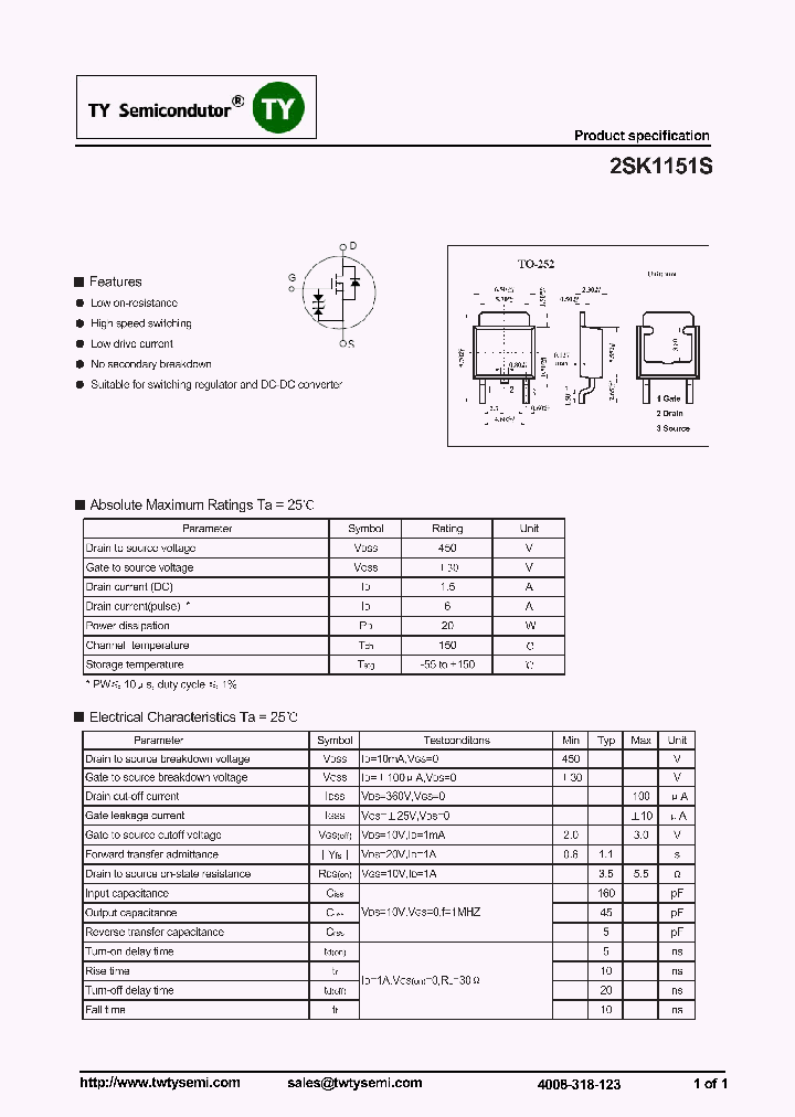 2SK1151S_7327616.PDF Datasheet