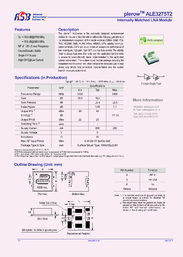 ALE3275T2_7338793.PDF Datasheet