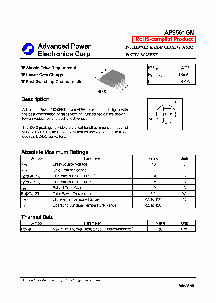 AP9561GM_7339934.PDF Datasheet
