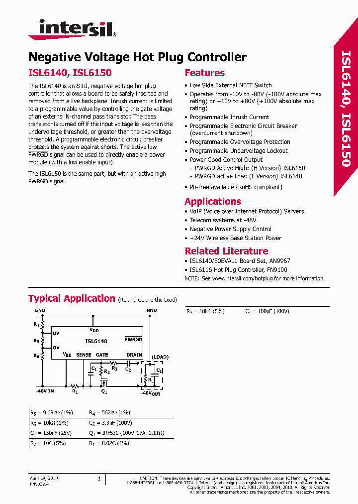 ISL6140IBZ-T_7353639.PDF Datasheet