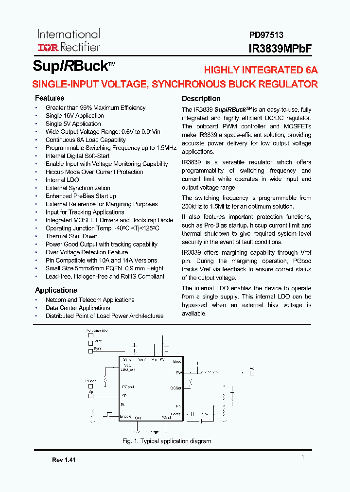 IR3839MPBF_7373682.PDF Datasheet