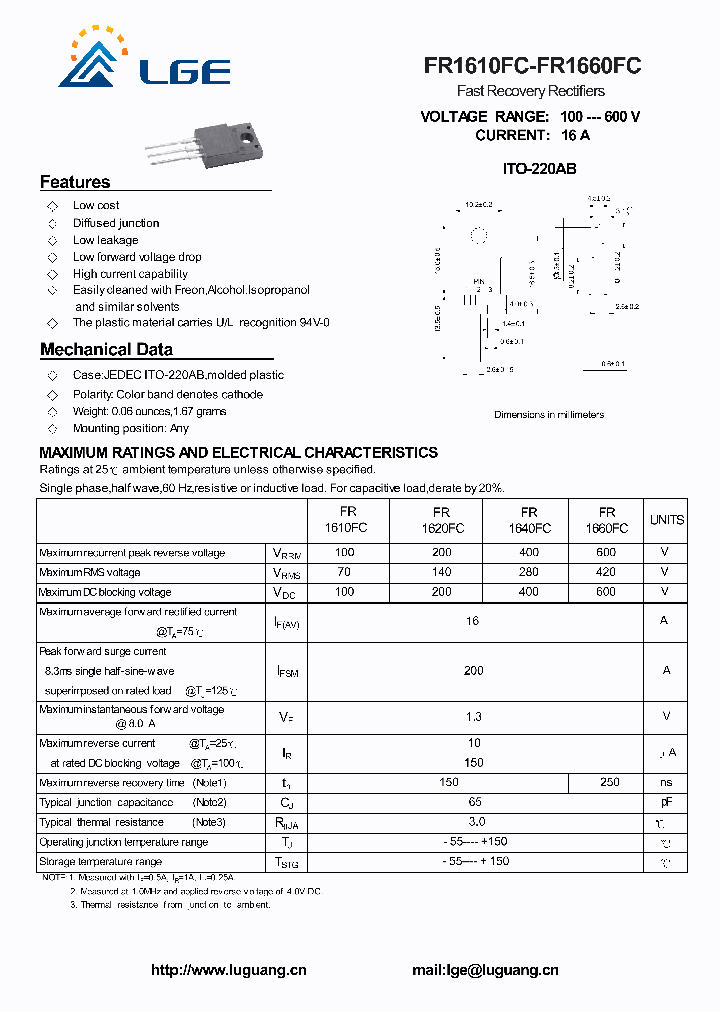 FR1660FC_7383614.PDF Datasheet
