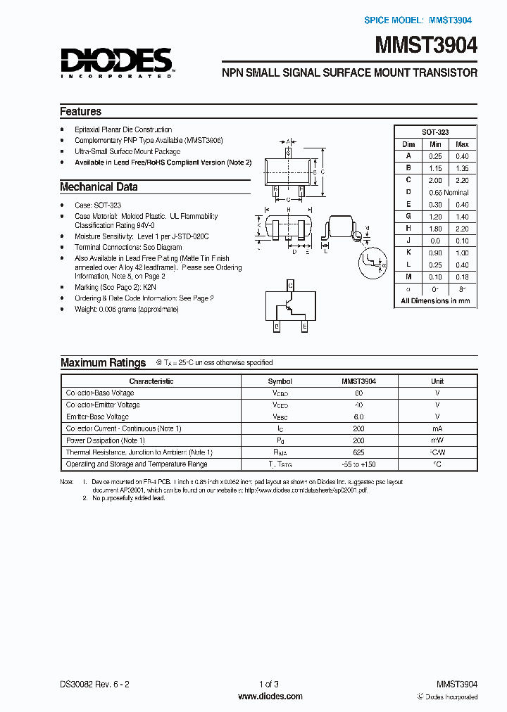 MMST3904-13_7387278.PDF Datasheet