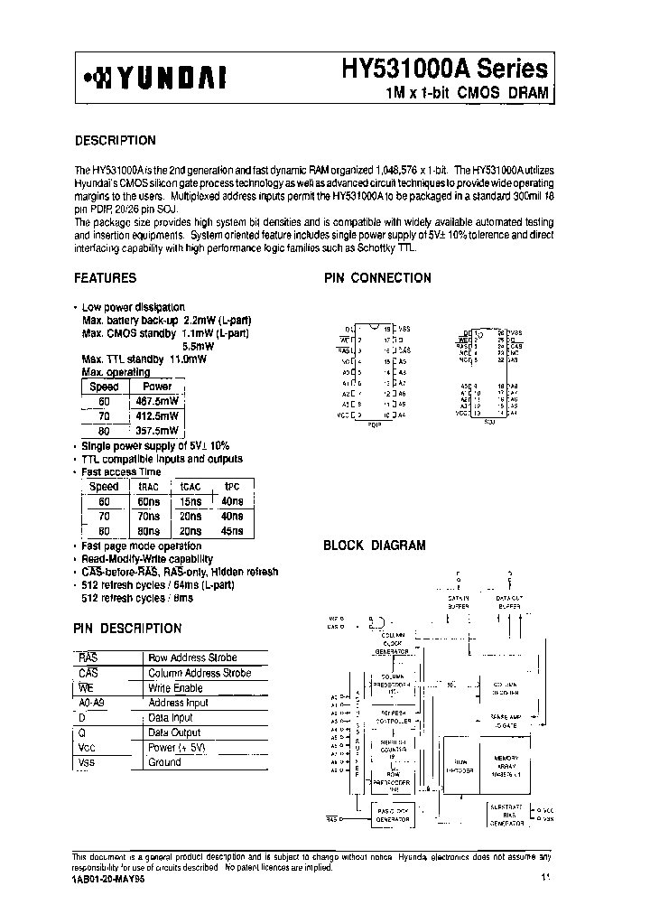 HY531000ALS-70_7400140.PDF Datasheet