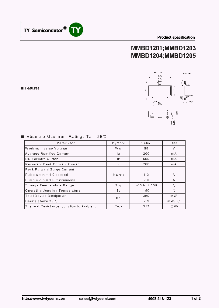 MMBD1201_7402103.PDF Datasheet