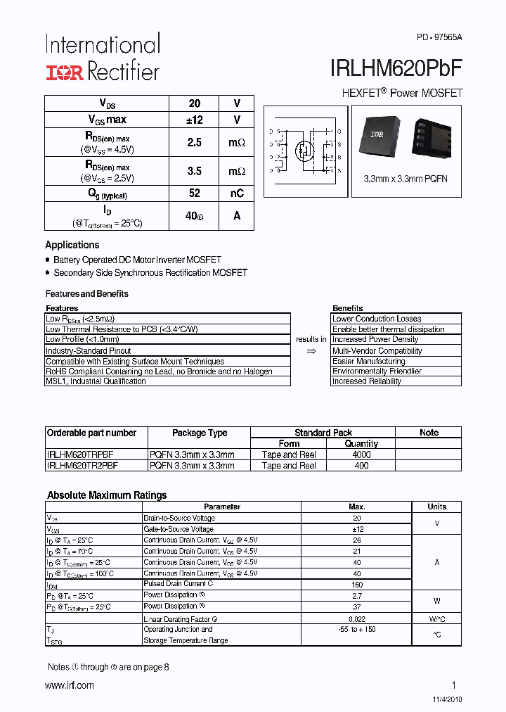 IRLHM620TR2PBF_7408727.PDF Datasheet