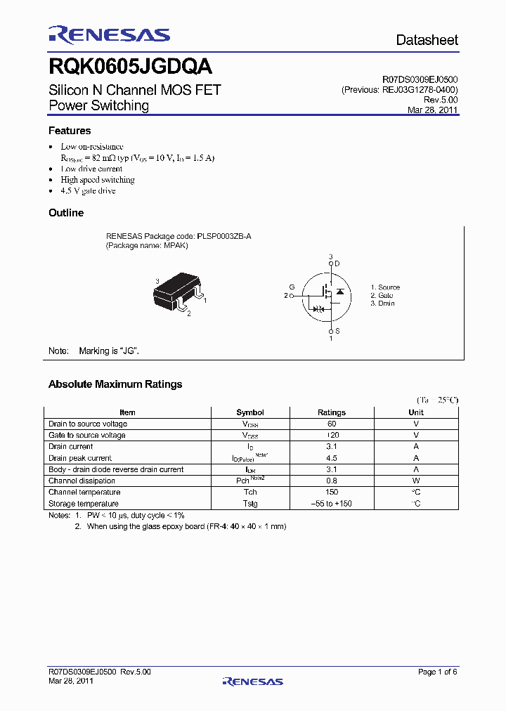 RQK0605JGDQA11_7410741.PDF Datasheet