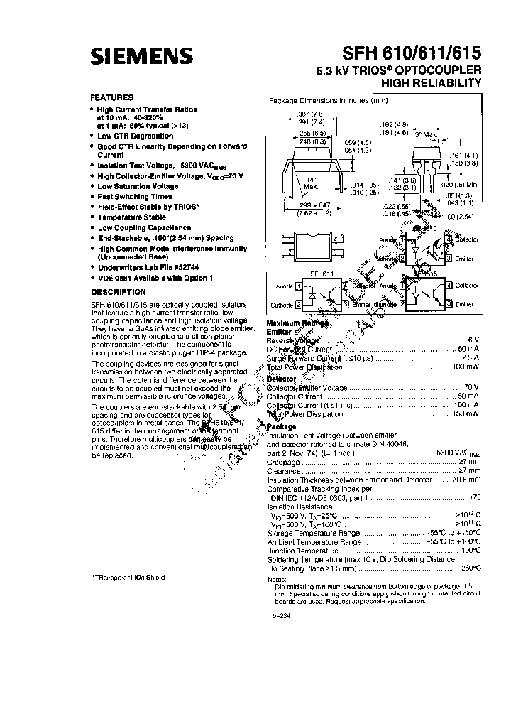 SFH610-4T_7419396.PDF Datasheet