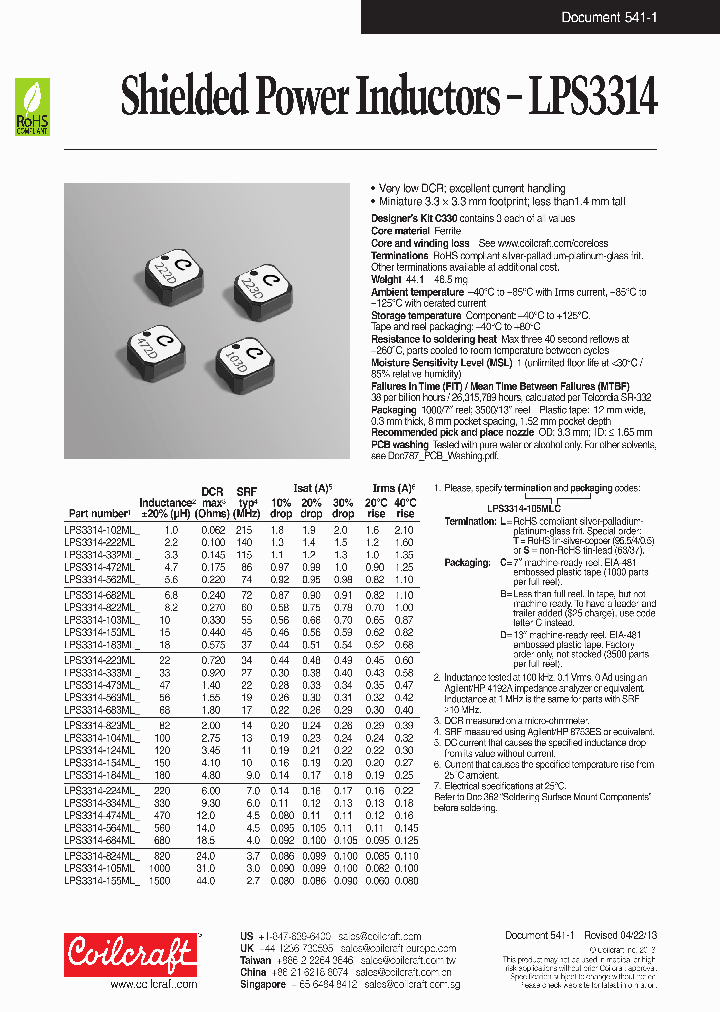 LPS3314-183MLB_7430557.PDF Datasheet