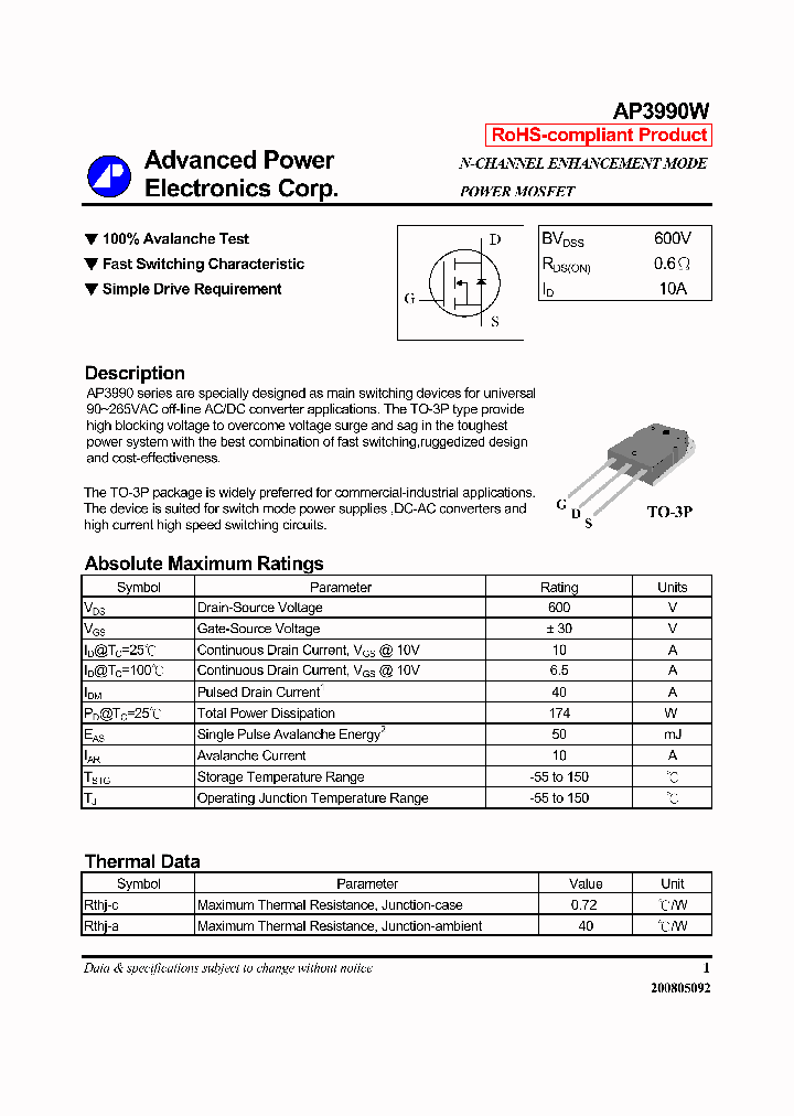 AP3990W_7432163.PDF Datasheet