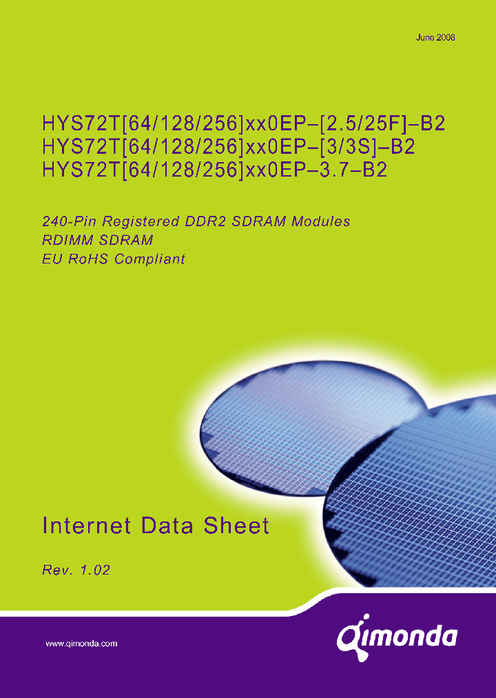 HYS72T128000EP-25F-B2_7458785.PDF Datasheet