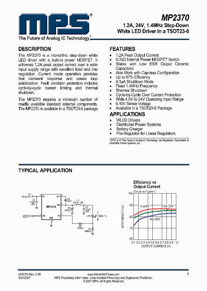 MONOLITHICPOWERSYSTEMSINC-MP2370DJ-Z_7469382.PDF Datasheet