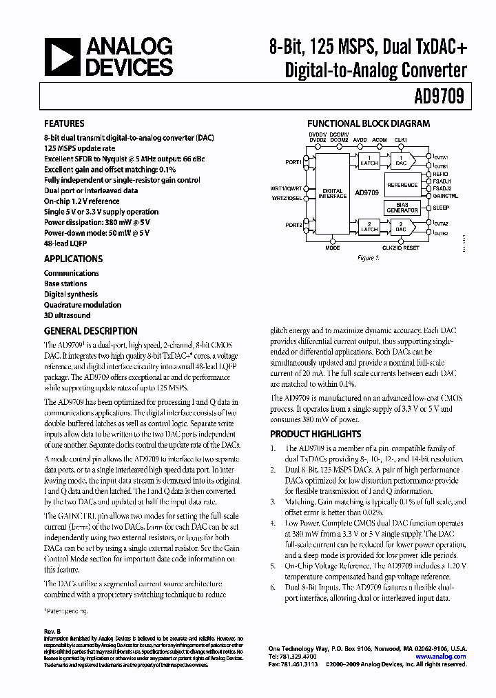 AD9709ASTZRL1_7469681.PDF Datasheet