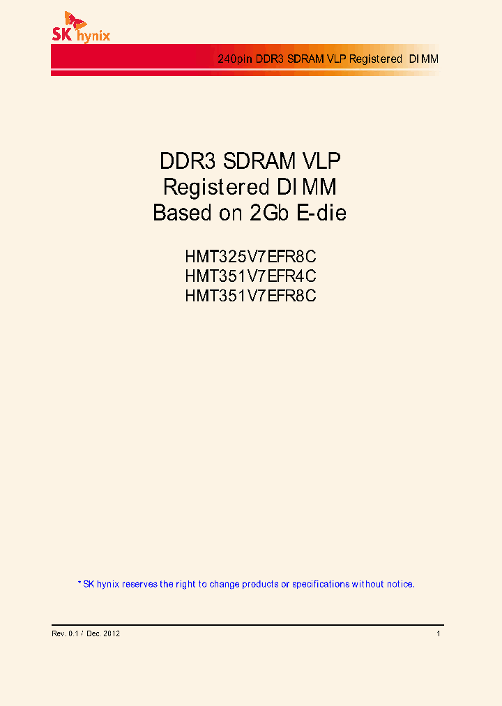 HMT351V7EFR4C-H9_7473513.PDF Datasheet