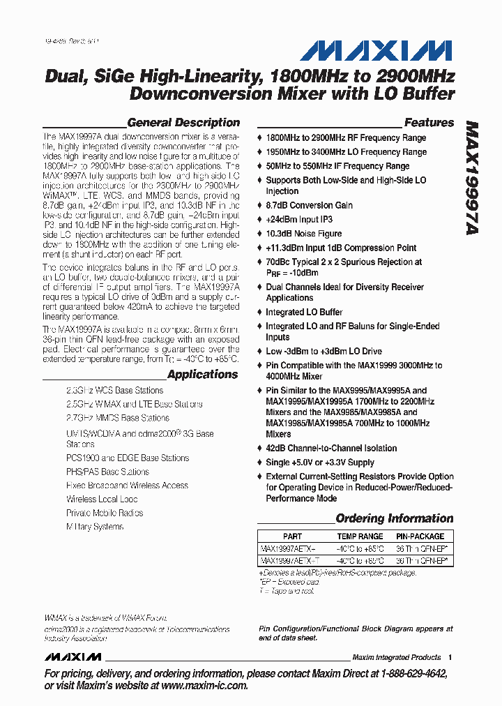 MAX19997A1108_7484653.PDF Datasheet
