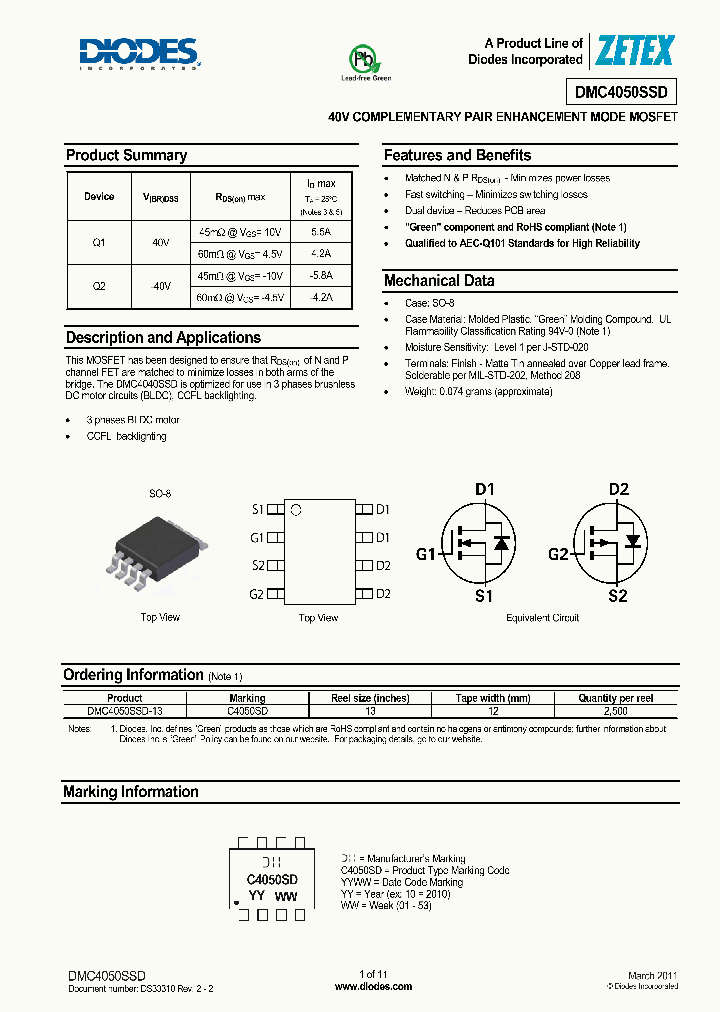 DMC4050SSD-13_7500564.PDF Datasheet