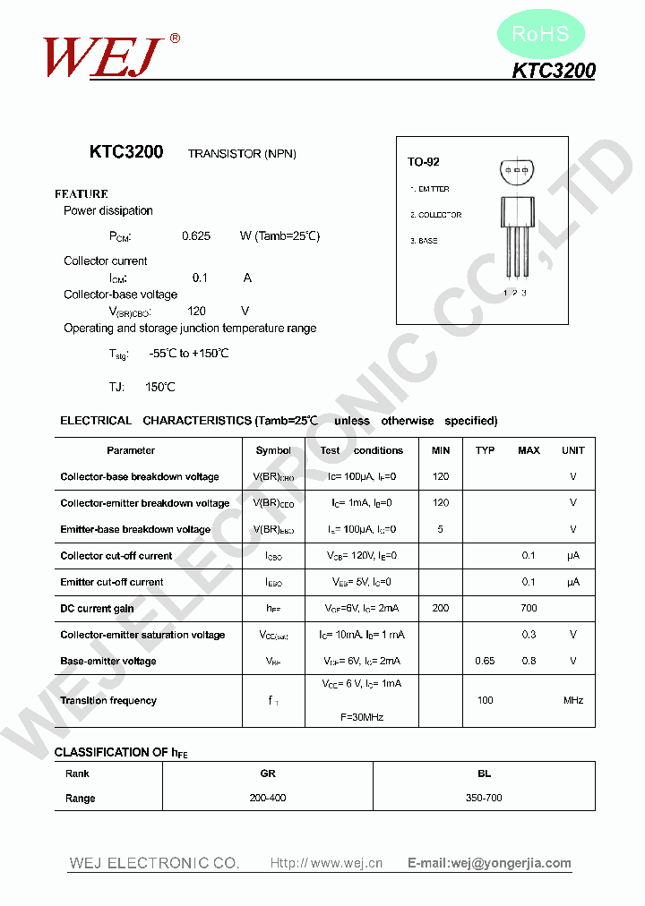 KTC3200_7500797.PDF Datasheet