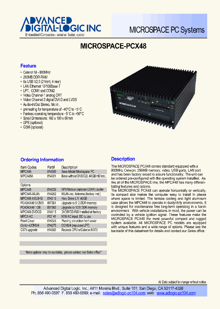 PCX48_7501017.PDF Datasheet