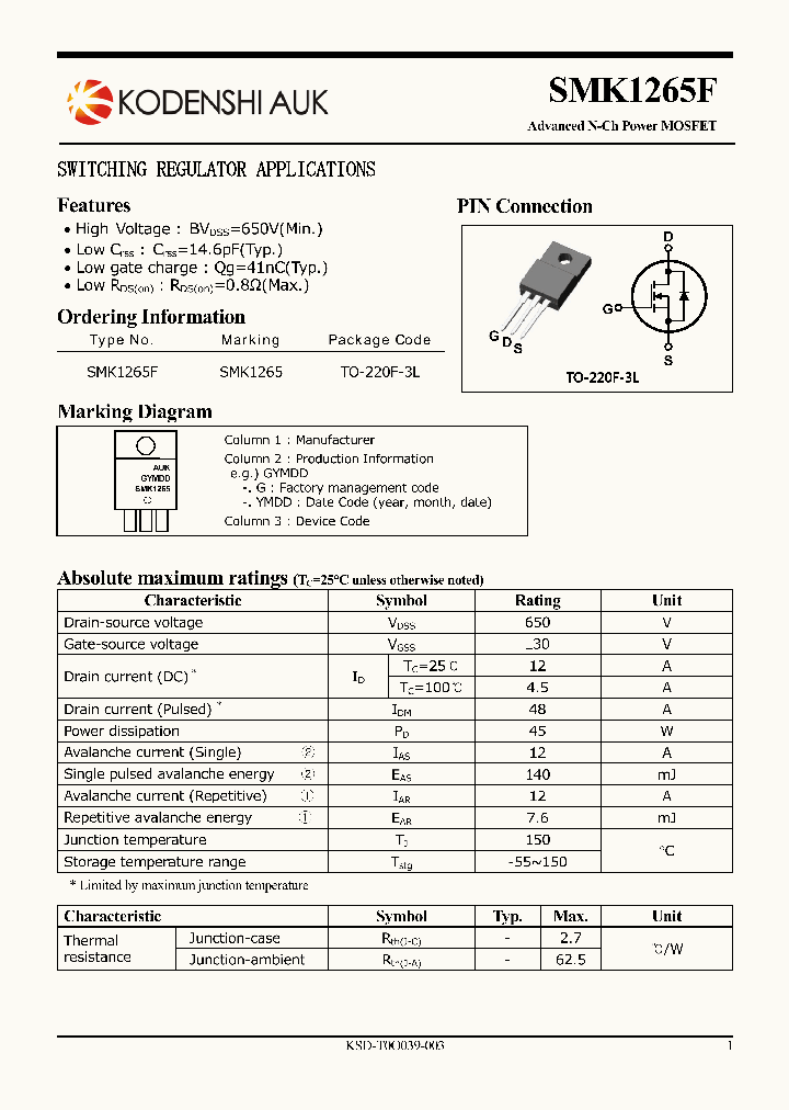 SMK1265F-1_7503484.PDF Datasheet