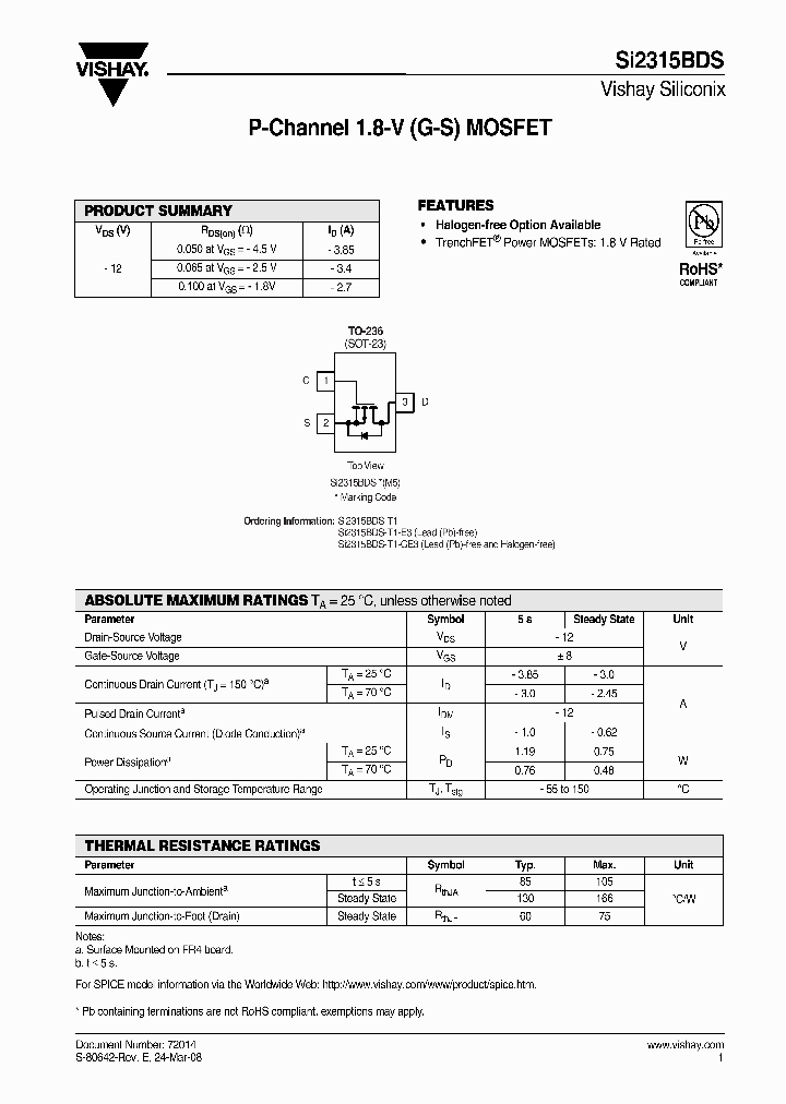 SI2315BDS-T1_7505356.PDF Datasheet