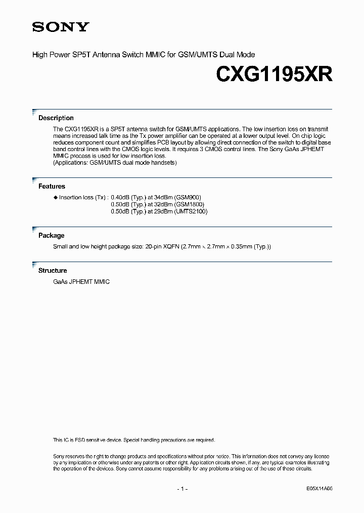 CXG1195XR_7509226.PDF Datasheet