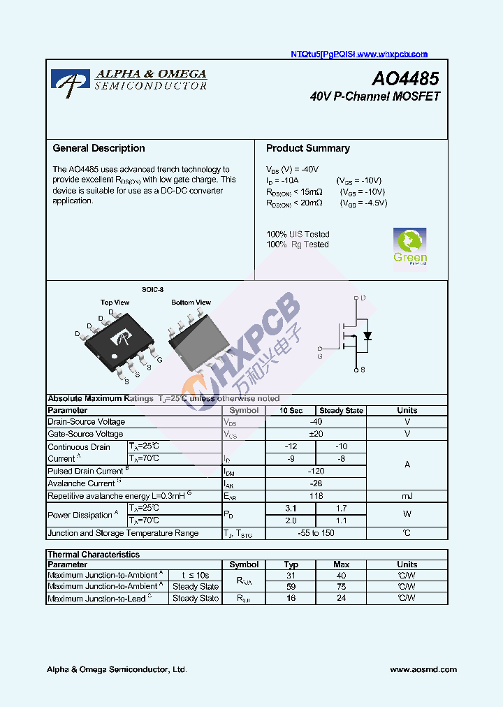 AO4485_7509444.PDF Datasheet