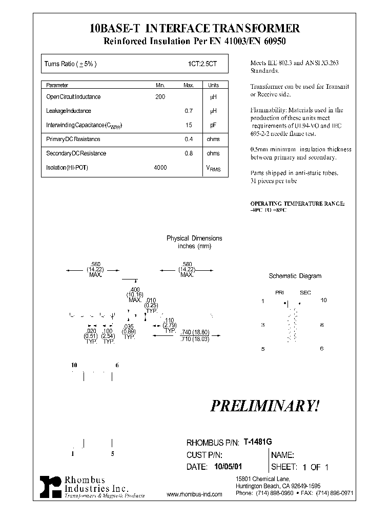 T-1481G_7516360.PDF Datasheet