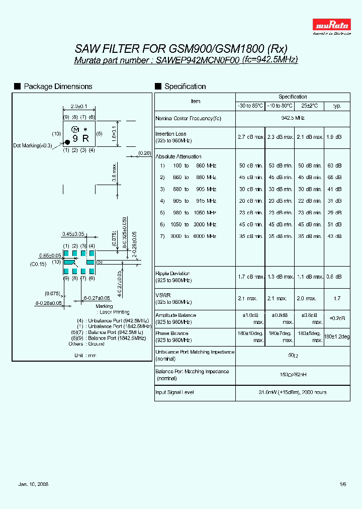 EP942MCN0F00R05_7525205.PDF Datasheet