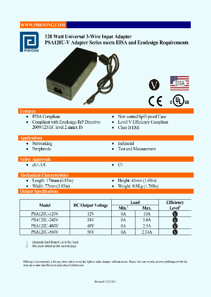 PSA120U-120V_7526610.PDF Datasheet