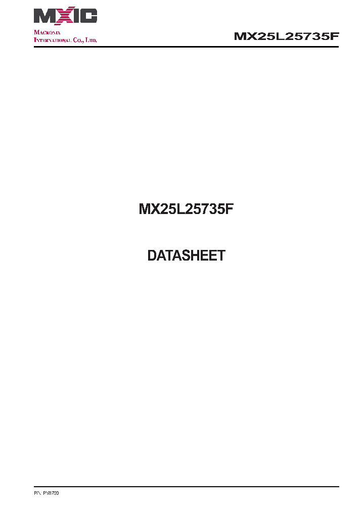 MX25L25735F_7527516.PDF Datasheet