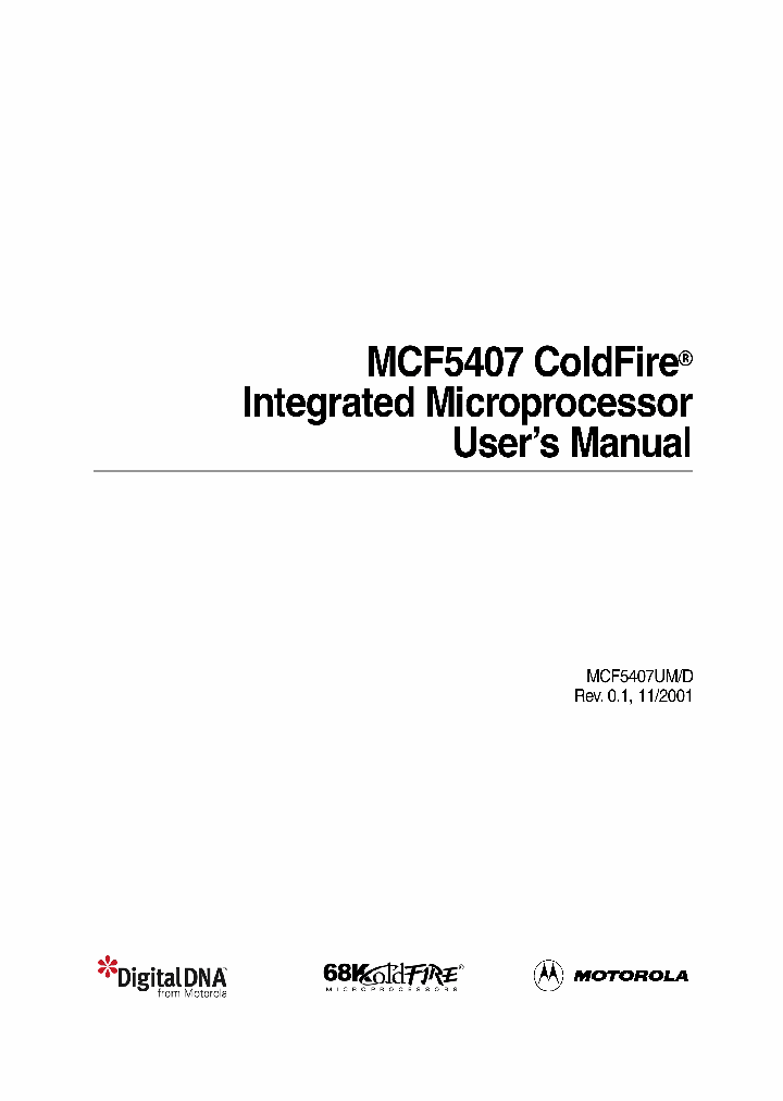 MCF5407AI162_7533285.PDF Datasheet