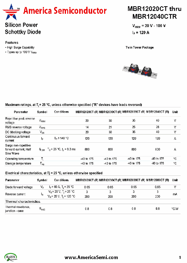 MBR12020CTR_7546287.PDF Datasheet