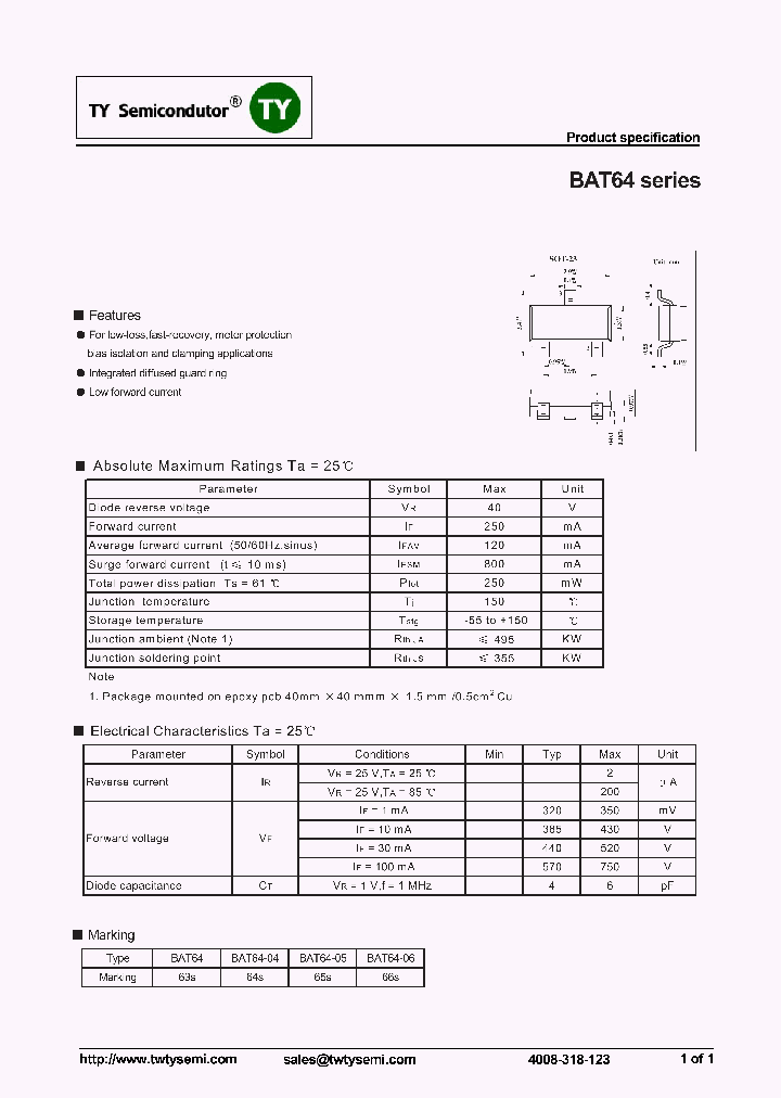 BAT64_7546929.PDF Datasheet