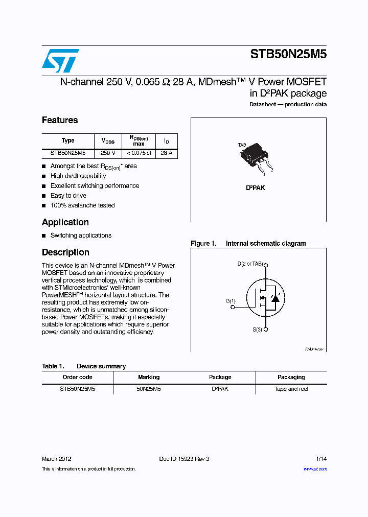 STB50N25M5_7547328.PDF Datasheet